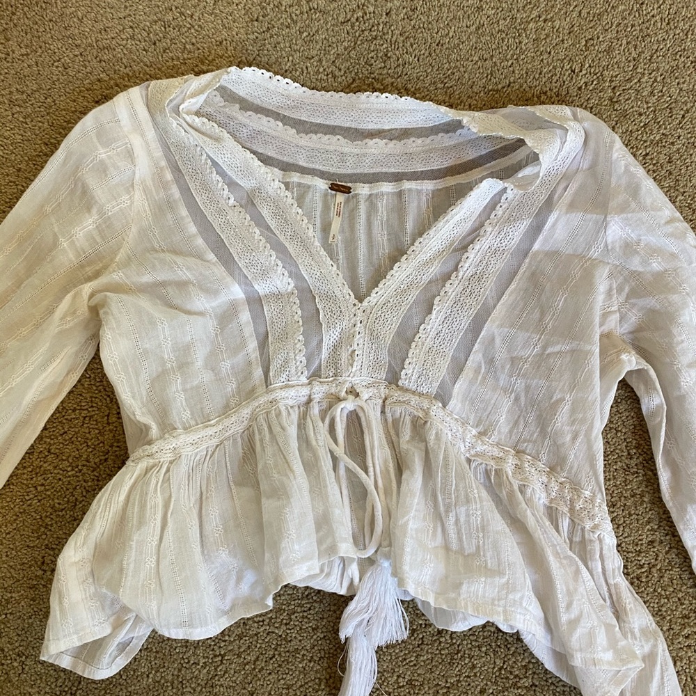 Beautiful Free People lace top
